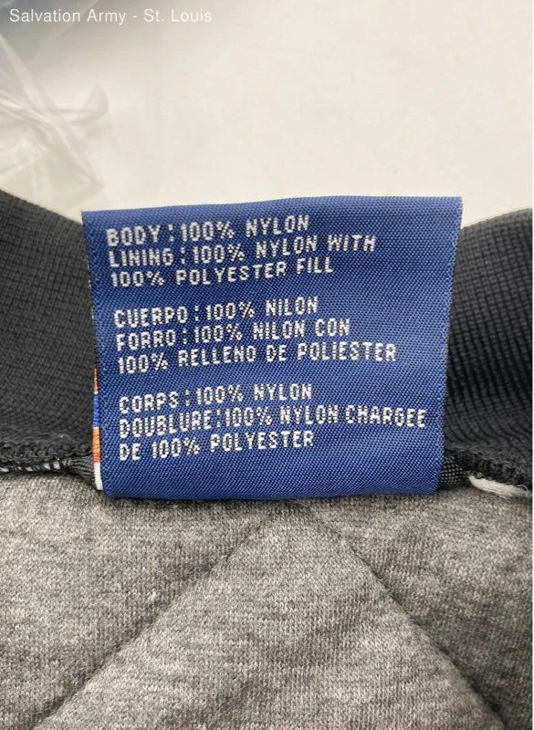 Dickies Mens Black Long Sleeve Full-Zip Quilted Bomber Jacket Size Large - Image 4 of 4