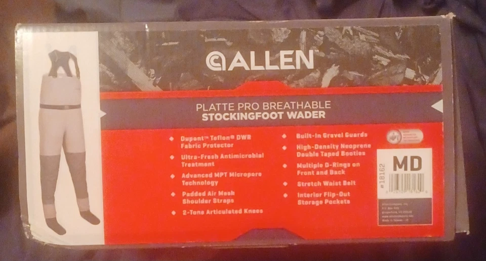 Allen Breathable Stockingfoot Wader MD Brand New Never Used Or Worn with Tags - Image 2 of 3