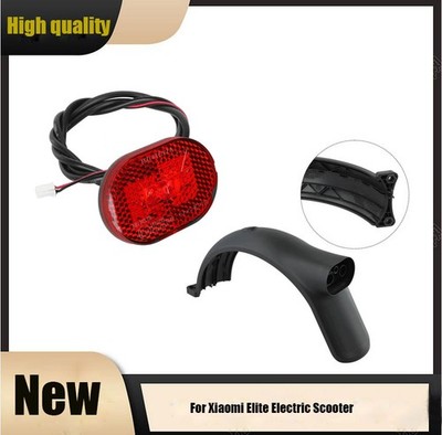 Scooter Rear Fender Mudguard Taillight For Xiaomi Elite Electric Scooter SDE