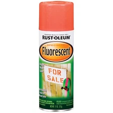 Rust-Oleum 1955830 Specialty Fluorescent Red-Orange Paint 11 oz. (Pack of 6)
