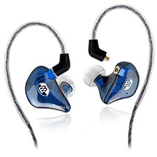 High-Definition in Ear Monitor Headphones for Musicians with Detachable Blue