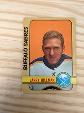 1972-73 O-Pee-Chee #176 Larry Hillman - Buffalo Sabres (invMs1)