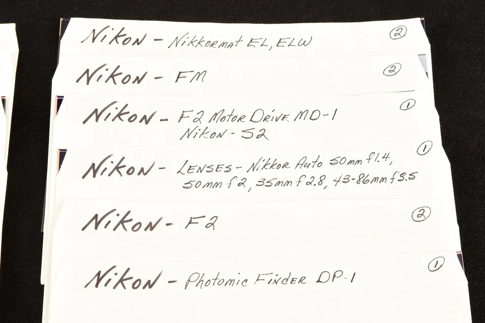 Nikon F F2 FM Nikkormat FTN Nikonos EL Original Microficha Manual V24 Foto 3 de 4