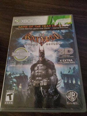 Batman: Arkham Asylum -- Game of the Year Edition (Microsoft Xbox 360, 2010)