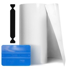 VViViD Satin Clear Paint Protection Bulk Vinyl 12" x 6ft, Clear, Transparent