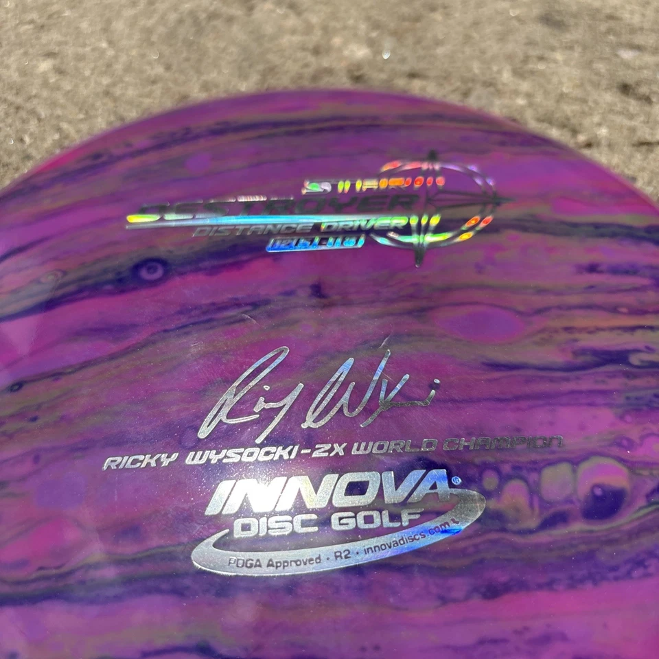 Innova Star Destroyer Ricky Wysocki 2x - Purple W/ Silver Stamp Custom Dye 172g - Image 2 of 4