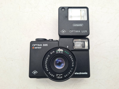 Agfa Optima 335 Sensor mit Optima Lux Blitz
