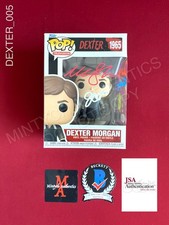 Dexter cast signed Dexter Morgan Funko Pop #1965 Michael C. Hall Carpenter +3