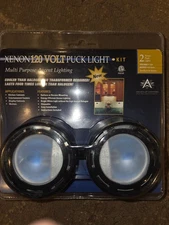 American Lighting 120v Xenon undercabinet puck light 2pk