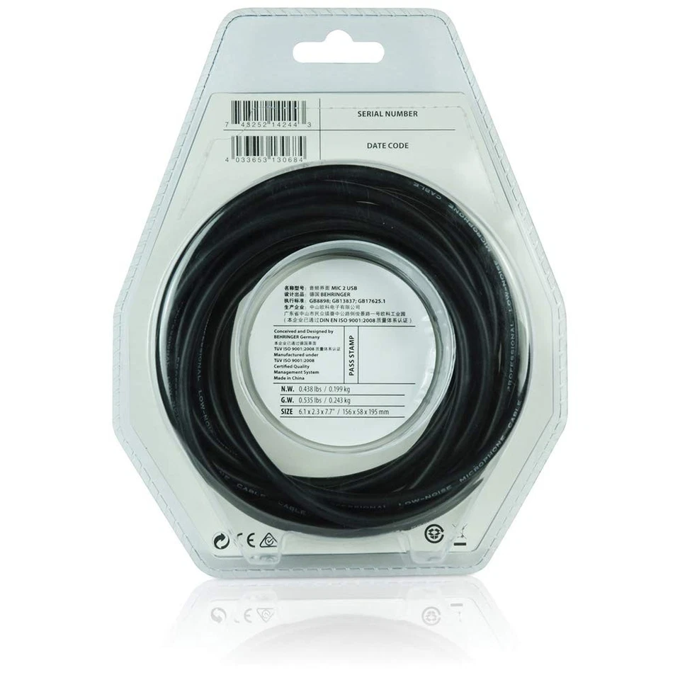 Baringer Micro Hon dedicated USB Audio interface cable MIC 2 USB - Image 4 of 4