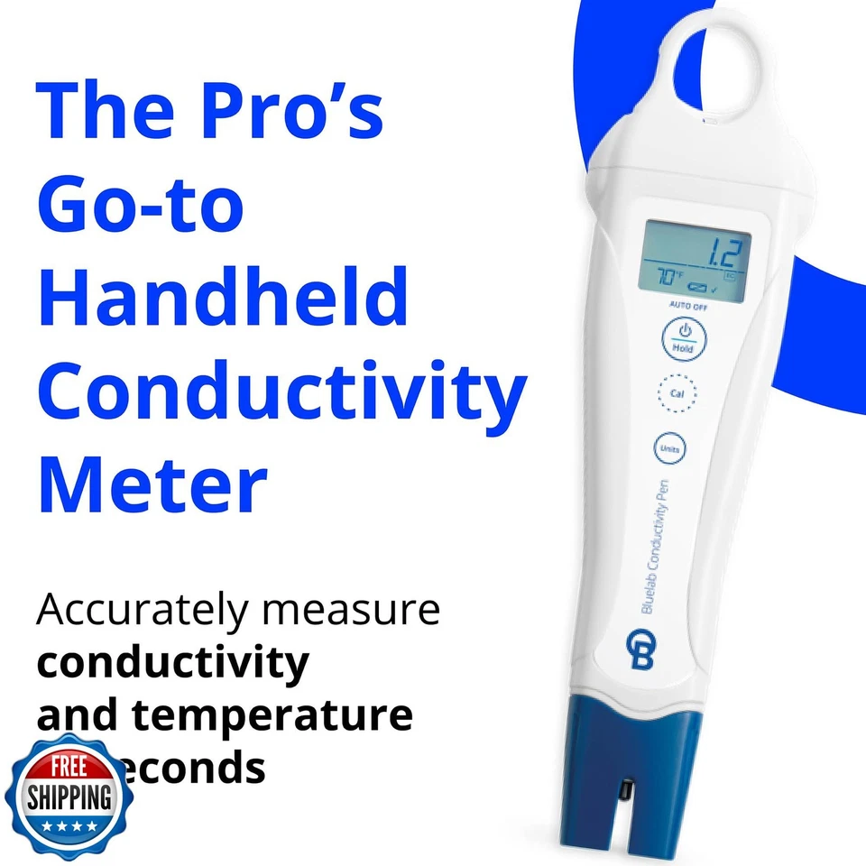 Pluma de Conductividad Bluelab PENCON y Medidor Digital TDS, Probador de Agua para Tempe Foto 2 de 4