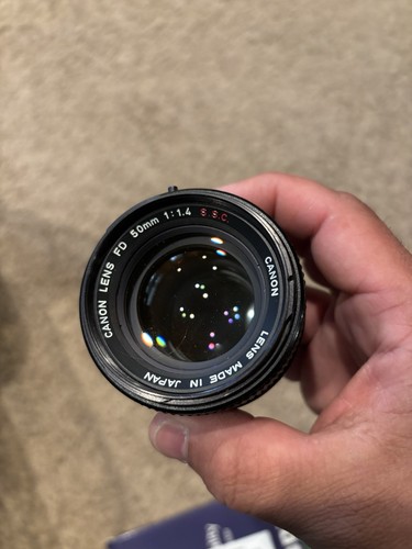 TOP Canon FD 50mm f/1.4 SSC s.s.c. Festbrennweite "A"