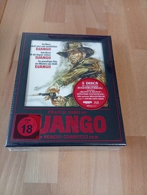 DJANGO -Ultimate 5 Discs Collection -4 K Ultra HD +Blu-ray- Neu in Folie -FSK 18