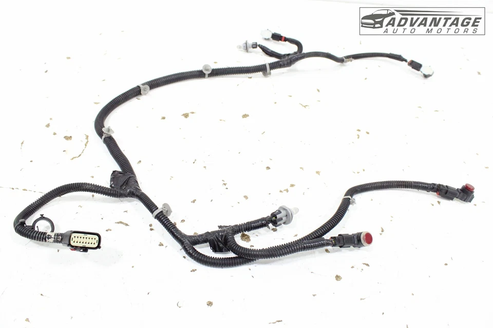 2019 Chevrolet Silverado 1500 LD chicote de fios de para-choque traseiro com sensores de estacionamento OEM - Imagem 2 de 4