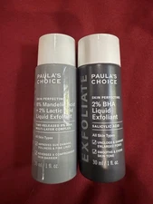 Paula’s Choice 2% BHA Liquid Exfoliant & 6% Mandelic Acid - 1fl Oz Each