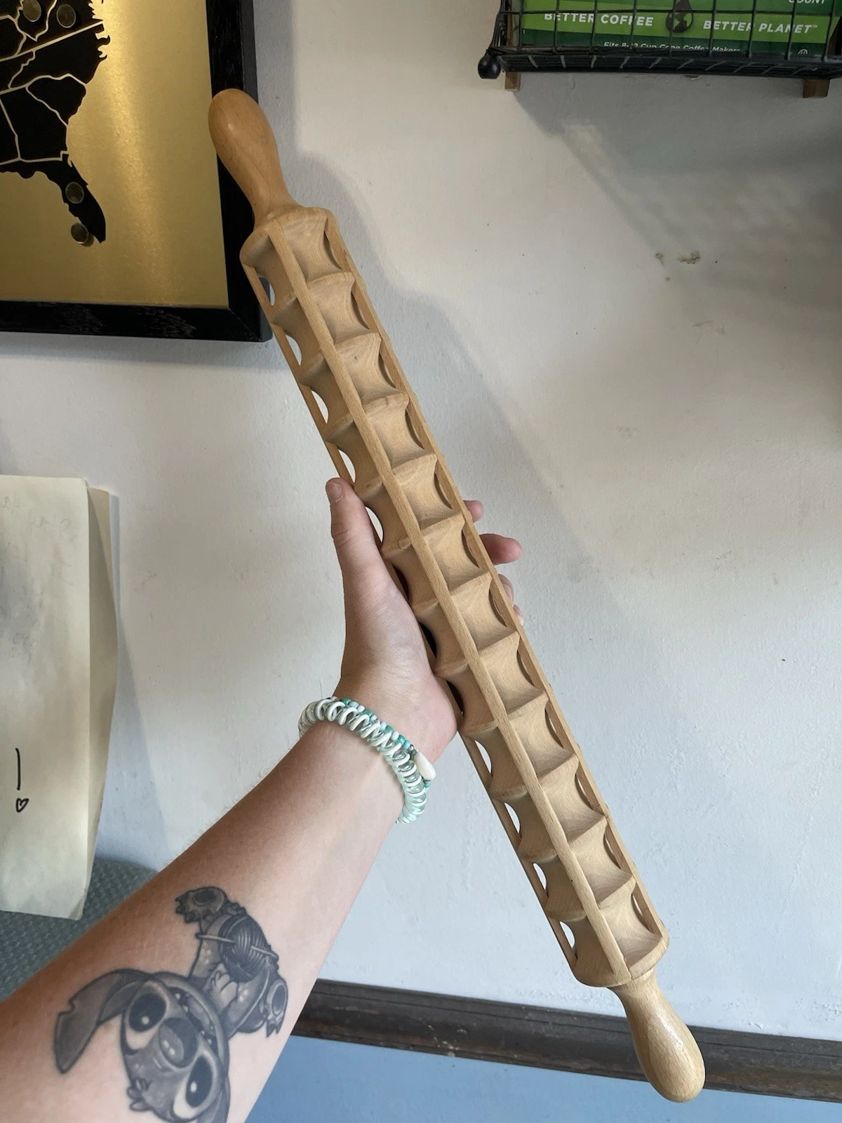 Vintage Ravioli Rolling Pin 23.6-Inch
Opens in a new window or tab