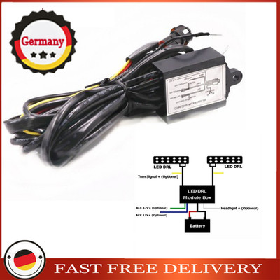 Automatisches Steuermodul für LED Tagfahrlicht Relais R87 Modul + 50% Dimmung