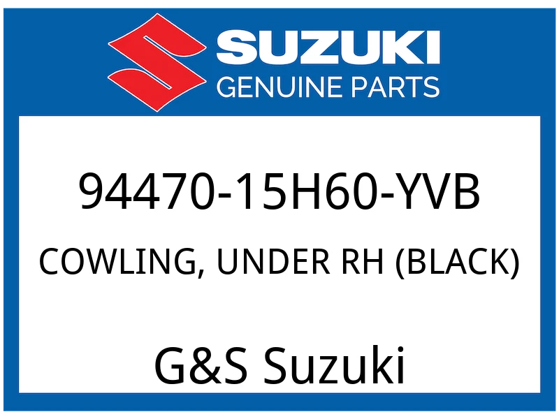 COWLING, UNDER RH (BLACK)