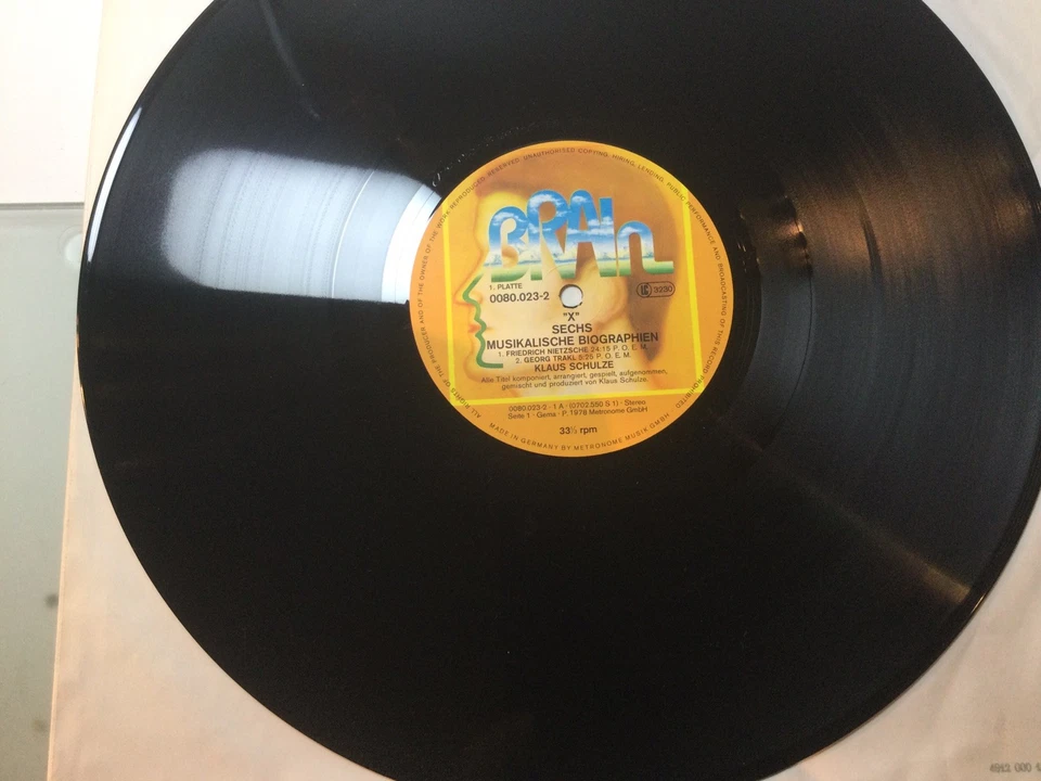 KLAUS SCHULZE - X / ELECTRONIC ROCK VINYL 1978 /2 LP / GATEFOLD / BRAIN 0080.023 - Bild 2 von 4
