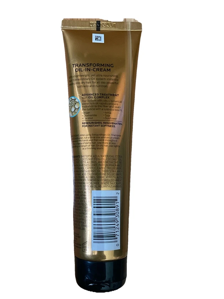 L'Oreal Paris Extraordinary Oil Transforming Cream Leave In Dry Hair Treatment - Image 2 of 2