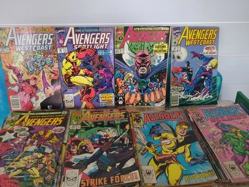 Huge Lot 44 Vintage Marvel Avengers Comic Books Comics Bronze Modern VG + Or -