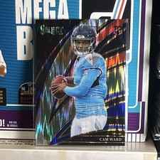 2025 Panini Select- Club level Cam Ward Red white and blue shock Prizm (RC)