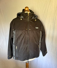 Holland Cooper Women's Hooded Full Zip Equestrian Jacket Black Size M