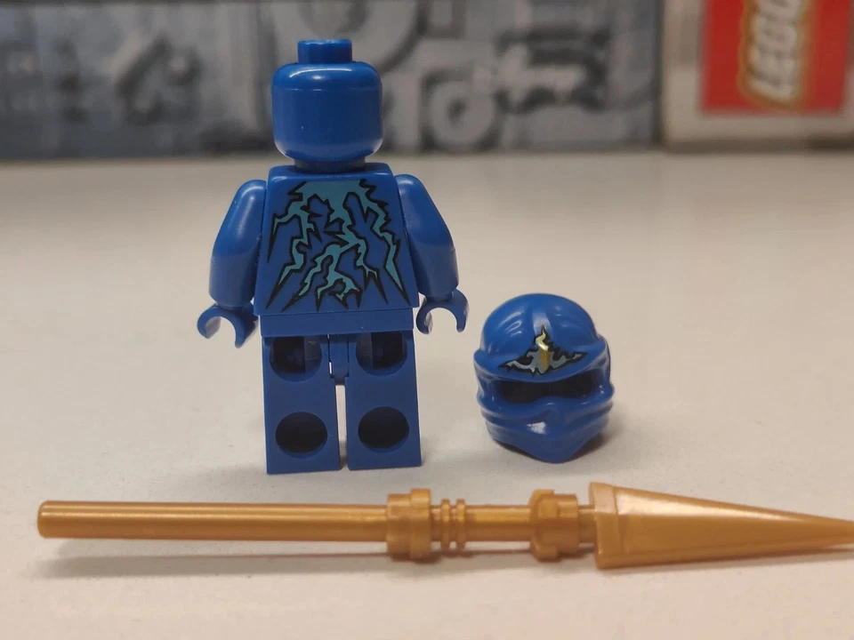 NUEVO Ninjago NRG Jay Minifigura Lego Personalizada Blue Lightning Ninja 9570 Foto 4 de 4