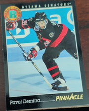 Pinnacle 1993-94 Pavol Demitra Rookie #446 Ottawa Senators NHL Card. rookie card picture