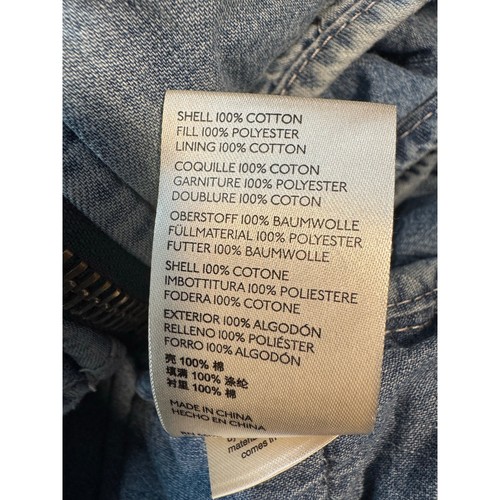 Chaqueta tejida acolchada Free People Dolman Cali azul índigo para mujer XS de gran tamaño FP - Imagen 6 de 7