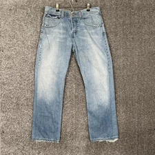 Levi's Silvertab True Straight Jeans Mens 32X30 Blue Y2k Wide Leg Skater Vintage