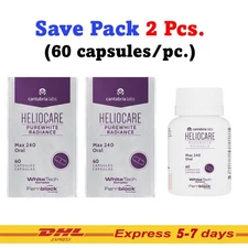 2x HELIOCARE Purewhite Radiance MAX240 anti Melasma White Skin Radiance 60 Caps