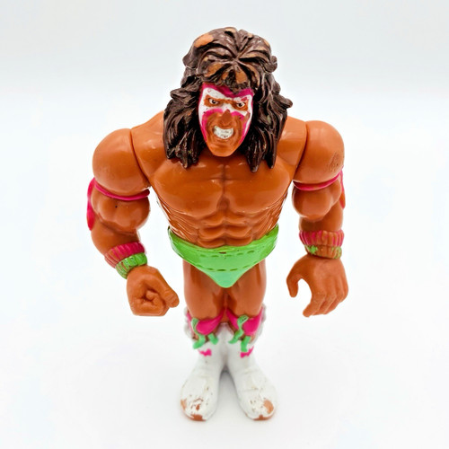 1990 Hasbro WWF Ultimate Warrior Series 1 Action F...