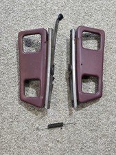 88 98 Chevy Gmc Truck Bucket Seat Tracks Sliders Red Driver Side