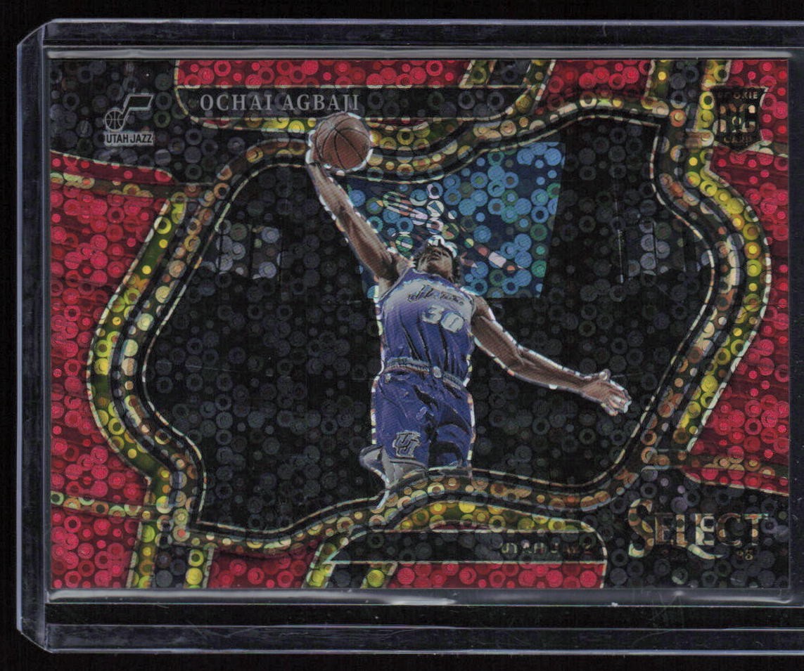 2022-23 Panini Select #289 Ochai Agbaji Light Blue Disco Prizms #/99