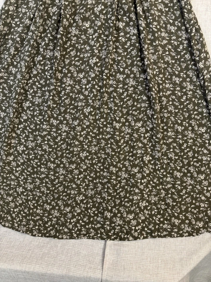 Vestido Laura Ashley Vintage Cuello Encaje Floral Manga Larga Cottage Core Talla 6 Foto 3 de 4