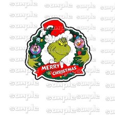 Disney The Grinch Christmas oo Premade Scrapbook Page Paper Piece die cut