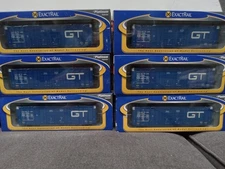 NEW EXACTRAIL PLATINUM SERIES HO 60' BOX CARS ( GRAND TRUNK ) RARE ALL 6 NUMBERS