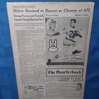Houston Oilers AFL 1962 Billy Cannon Heisman Winner LSU Tigers Pop Ivy  — photo 1