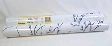 Laura Ashley Wallpaper Pussy Willow Off White/Midnight-2 ROLLS- Pattern # 113360