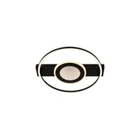 LED Deckenleuchte Schwarz Alu Dimmbar B:40 Cm 2700 K Deckenlampe Schlafzimmer