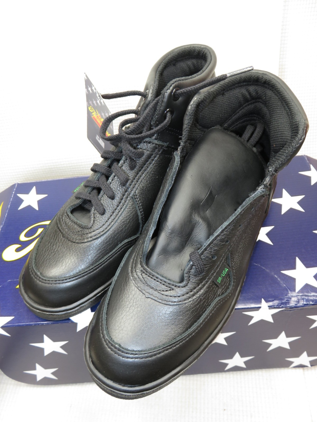 SAOLA Stivaletti Thorogood 534 6555 neri in pelle da donna nuovi con scatola misura 7 5 M suola Vibram