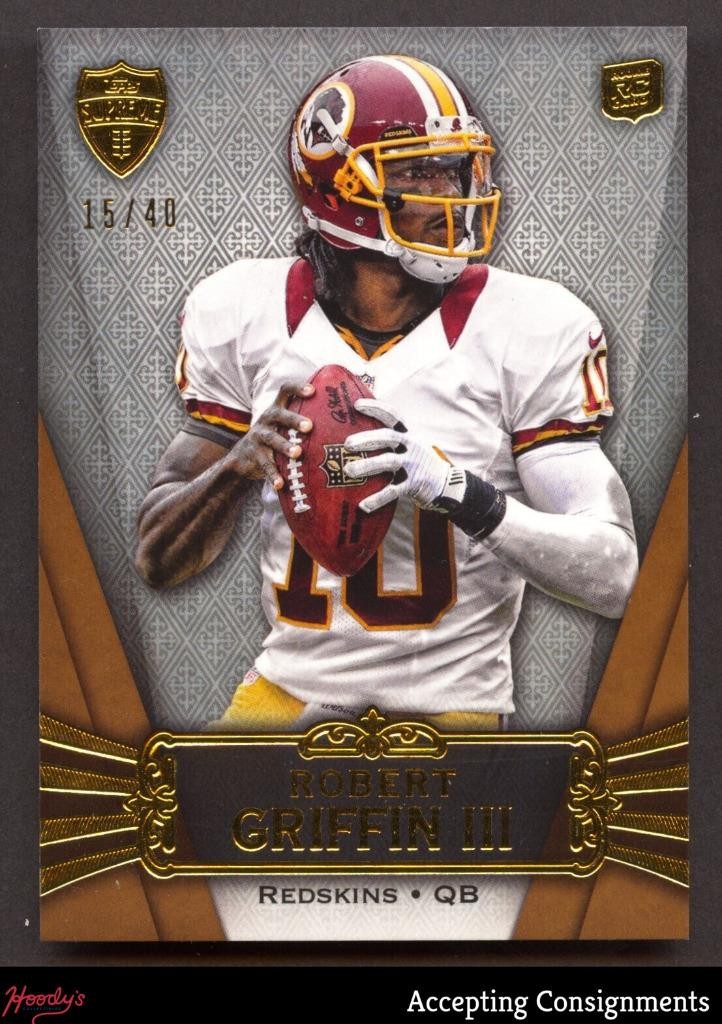 Robert Griffin III Topps Supreme #100 Sepia