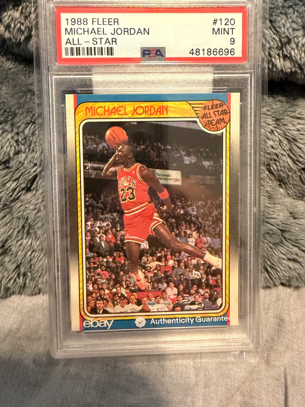 1988 Fleer All Star Michael Jordan #120 PSA 9