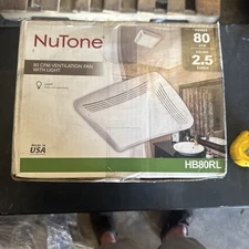 NuTone HB80RL 80 CFM Ventilation Fan with Incandescent Bulb