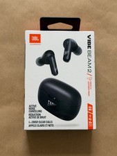 NEW JBL VIBE BEAM 2 PERFECT FIT ANC WIRELESS EARBUDS COLOR: BLACK FAST SHIPPING