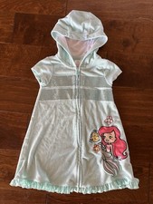 Disney Brand Ariel Little Mermaid Swimsuit/Bath Cover-Up Size 5  6