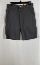 Carhartt Men's Rugged Flex Relaxed Fit Canvas Work Shorts Gray NWT Size 32