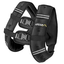 Weighted Vest Men Women, Weight Vest for Women Workout Equipment 15lbs Black