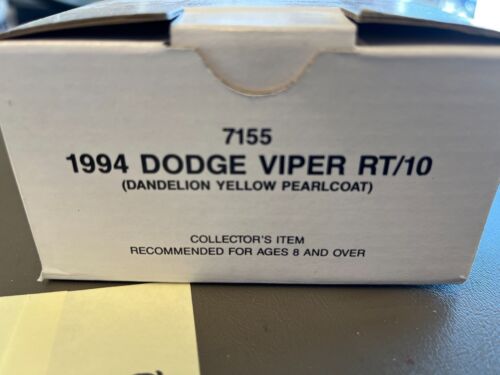 Vintage AMT 1994 Dodge Viper RT/10 #7155 Rivenditore Modellino Promozionale Auto - Foto 2 di 7